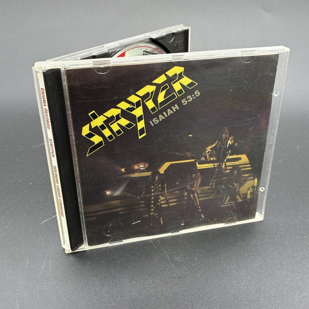 Stryper Soldiers Under Command CD 1985 Enigma Records Christian Heavy Metal